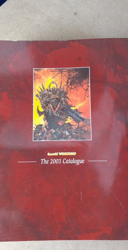 Games Workshop 2003 Catalogue Rare misprint!