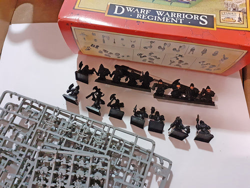 Dwarf Warriors Plastic Box Set OOP